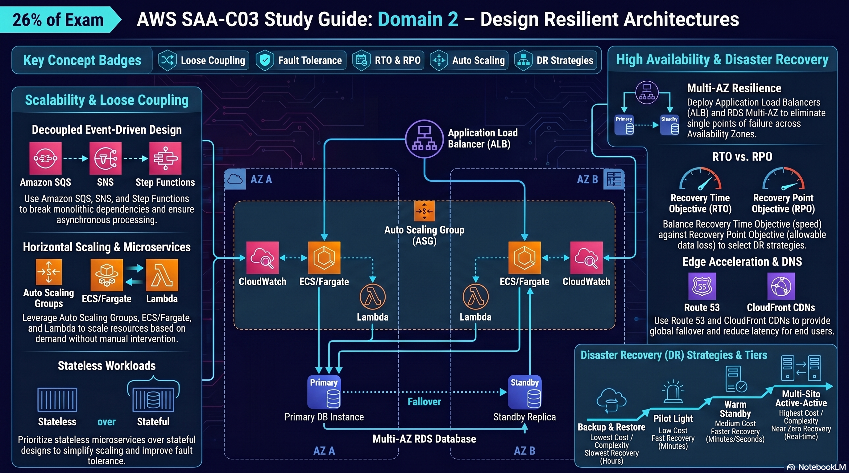 Domain 2: Resilient Cloud Architecture Study Guide